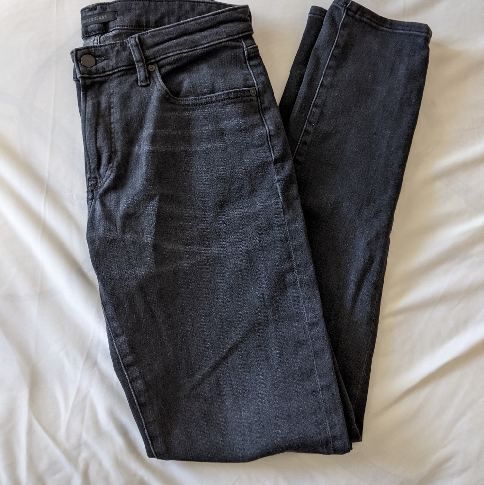 Uniqlo Black Stretch Skinny Jeans - size 32